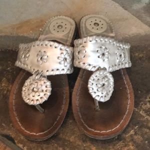 Jack Rogers kids platinum